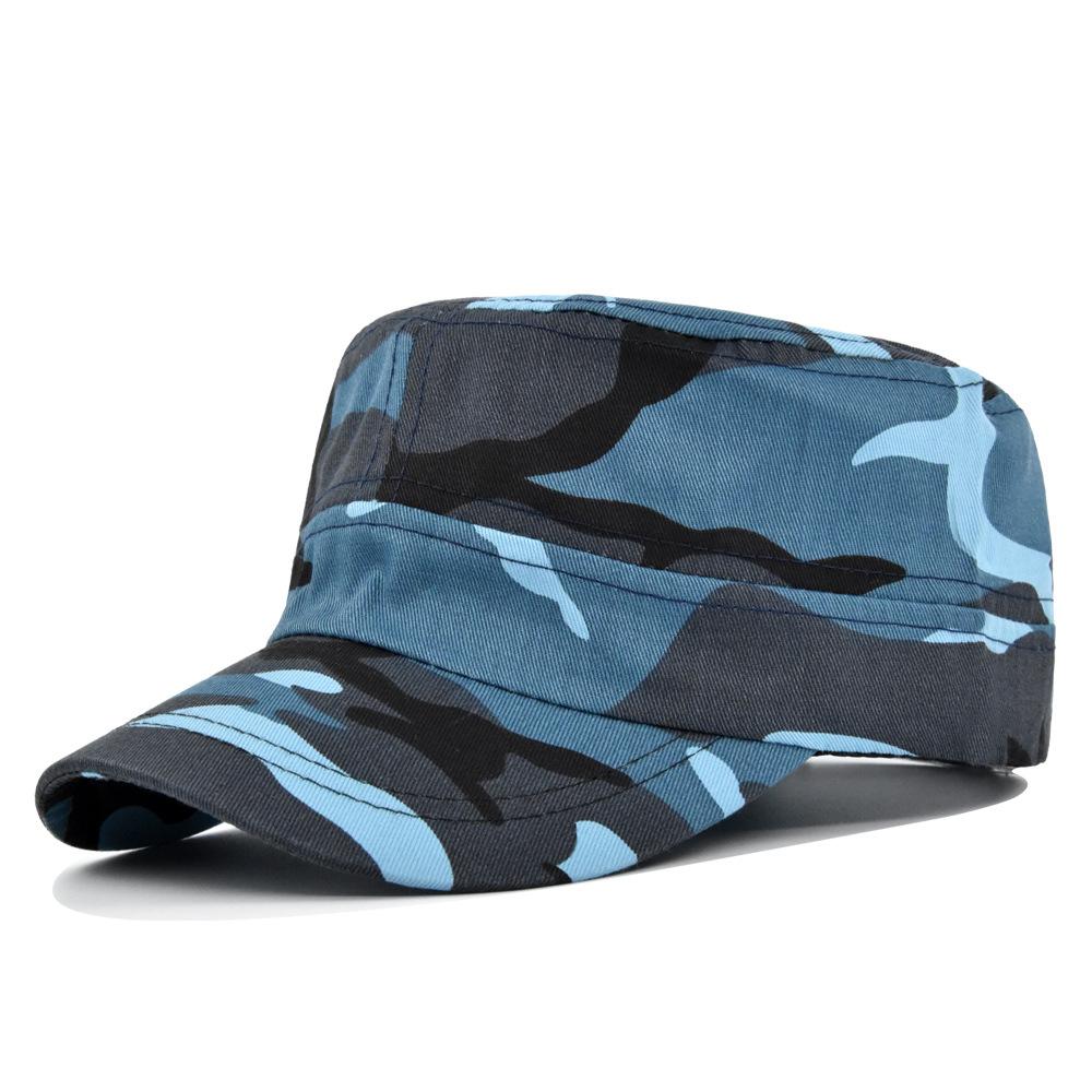 1PCCamouflage Flat Cap Fashion Camo Baseball Hat Adjustable Classic Fashion Sunshade Hat For Women Men Gorras Outdoor Sport Caps