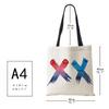 Abstract Print Casual Shoulder Bag Women Canvas Shopping Reusable Tote Bag 2022 Harajuku Travel School Book  Beach Handbag CLE