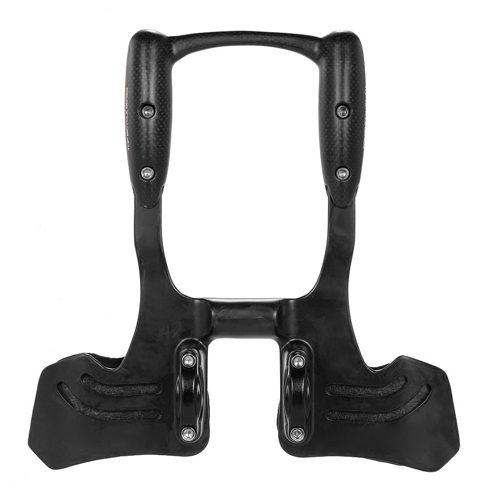Lixada Kohlefaser Fahrrad Aerobar Fahrrad Straße Triathlon Armauflage Lenker Fahrradrennen Aero Bar