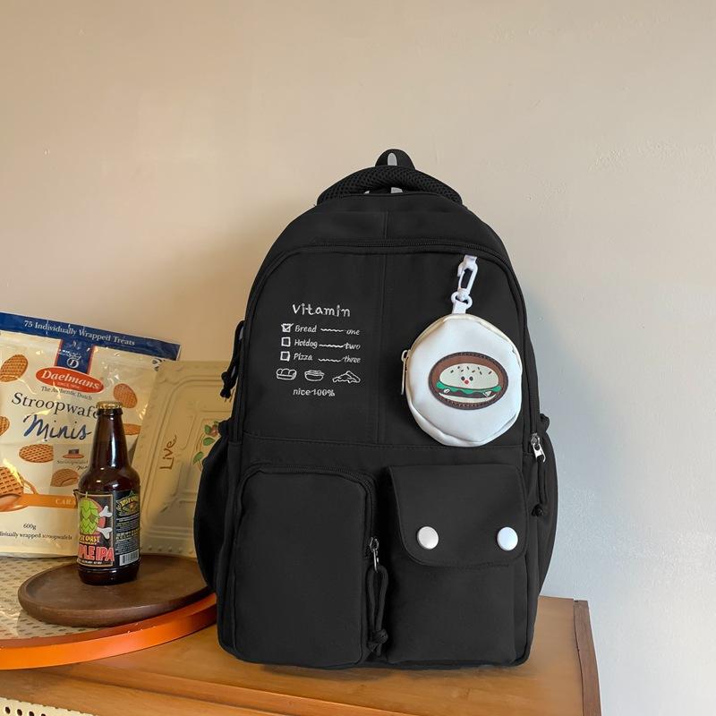 Školní aktovka Velkokapacitní batoh pro studentky Batoh pro střední školy