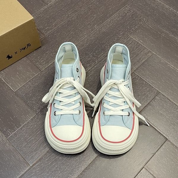 High-top Canvas Shoes Female Students Campus Style Niche Versatile Sports and Leisure Shoes Summer New Fashion