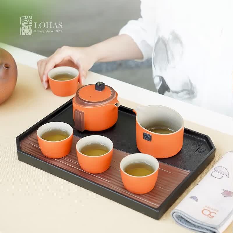 

Lubao 50th Anniversary Ceramic Kung Fu Tea Set