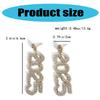 Elegant 2025 Pendant Earrings Jewelry Accessory for Women with Rhinestones Home Accent and Unique Long Designs