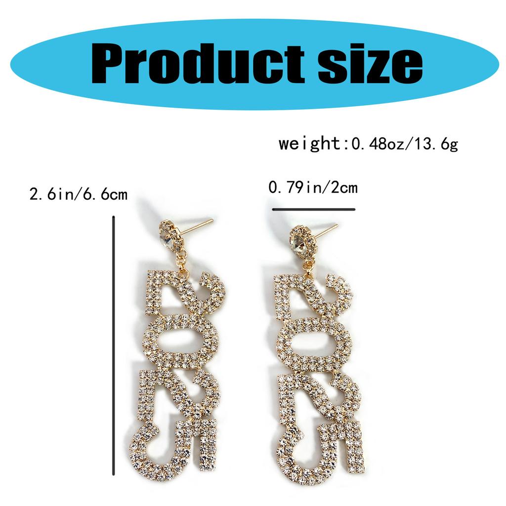 Elegant 2025 Pendant Earrings Jewelry Accessory for Women with Rhinestones Home Accent and Unique Long Designs