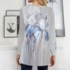 Plus Size Ladies Crew Neck Long Sleeve T Shirt Soft Baggy Tops For Home Relax And Outdoor Walking