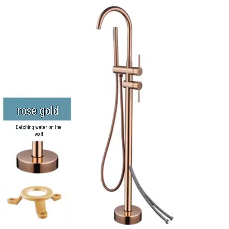 TLXT Floor-Standing Bathtub Faucet with Shower Set
