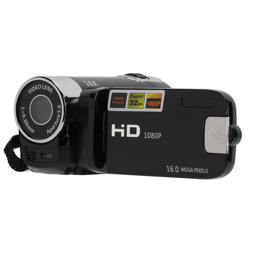 Videokamera Camcorder Full HD Kamera Recorder 270 Grad Drehung 2,7 Zoll Farbbildschirm 16x Zoom Digitale Camcorder