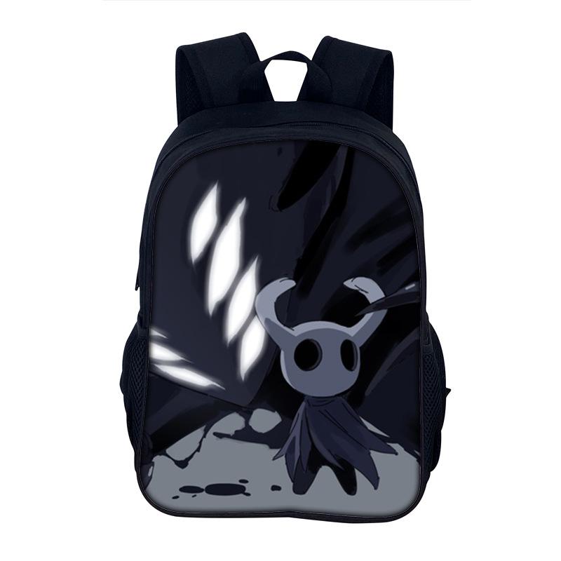 Hollow Knight Mochila School Backpack Bag 3D Printing School Bag Backpack Student Back Pack Bag for Boys Girls Best Gift
