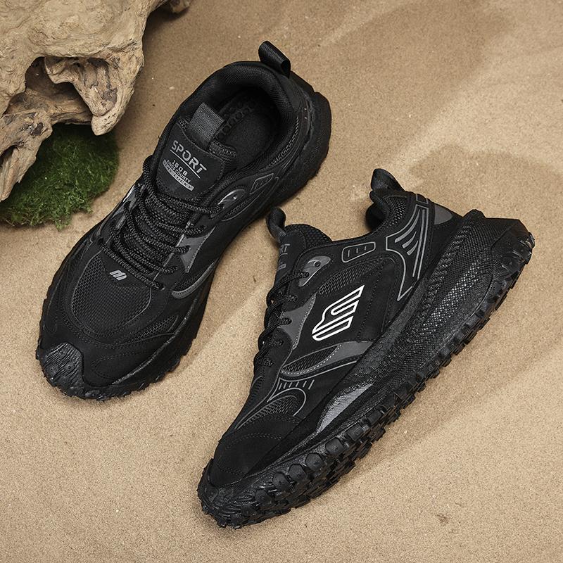 Men Outdoor Hiking Style Casual Sneakers Fashion Sport Walking Shoes Sizes 39-44 for Travel Trekking Streetwear and Everyday Wear