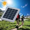 Pack Of 2 Easy Carry 5W Solar Module USB Charges Small Monocrystalline Silicon Charges for Outdoor Camping Hiking