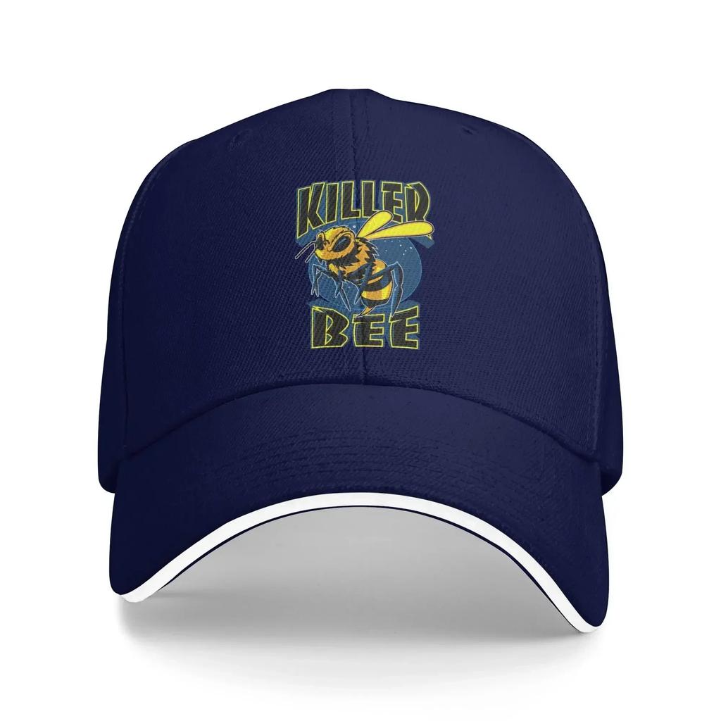 Killer Bee Sun Baseball Cap Cartoon Pattern Summer Trendy Trucker Hat For Couple Women Outdoor Gym Baseball Caps