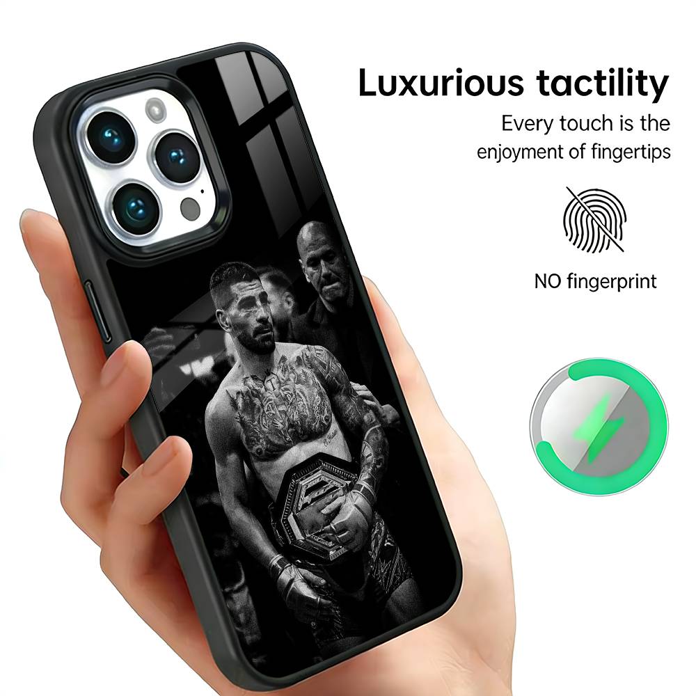 Boxing I-Ilia T-Topuria Phone Case For iPhone17,16,15,14,13,12,11 Plus,Pro Max, New Magnetic Wireless Charging
