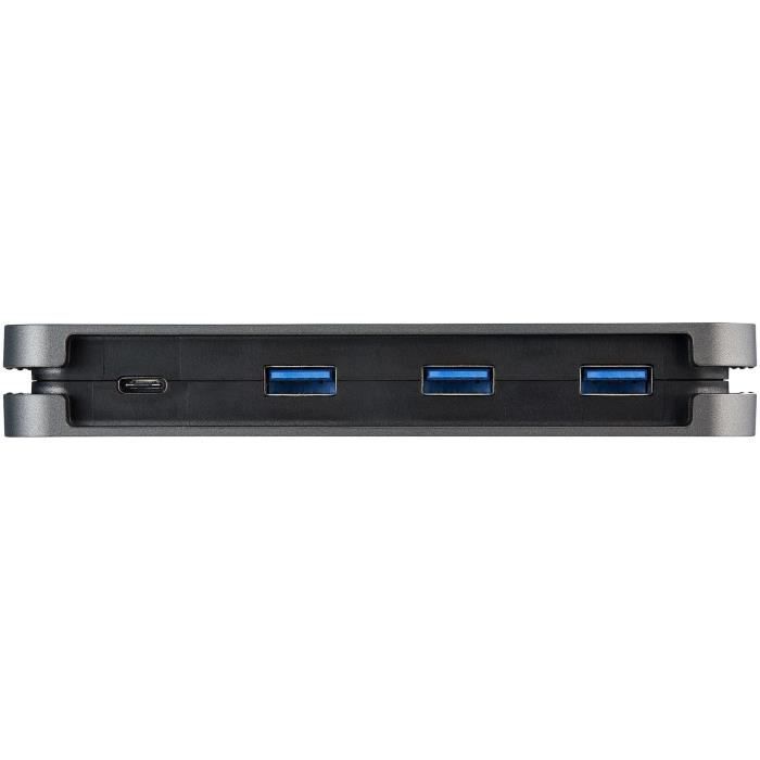Hub USB-C - STARTECH.COM - HB30CM3A1CB - 4 Ports - 3 USB-A/1 USB-C - Câble Rétractable