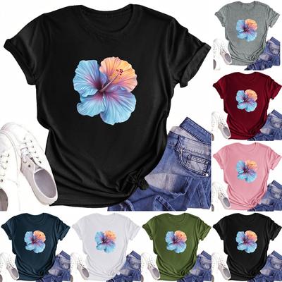 T-Shirts Kurzarm-T-Shirts für Damen, modische Oberteile, leicht, weich, lässig, Sommer-Outfits