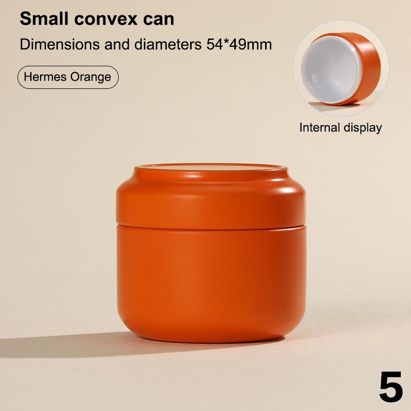 Портативная многоцелевая однотонная мини-жестяная коробка с герметичной крышкой, банка для чая, упаковочная коробка, маленькая жестяная банка для хранения чая, подарок