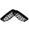 Diamond Meteor Racinggrill För BMW E90 E91 3-serie 2009-2012 Bilens Främre Stötfångare Huv Nyckelhålsgrill Blank Svart