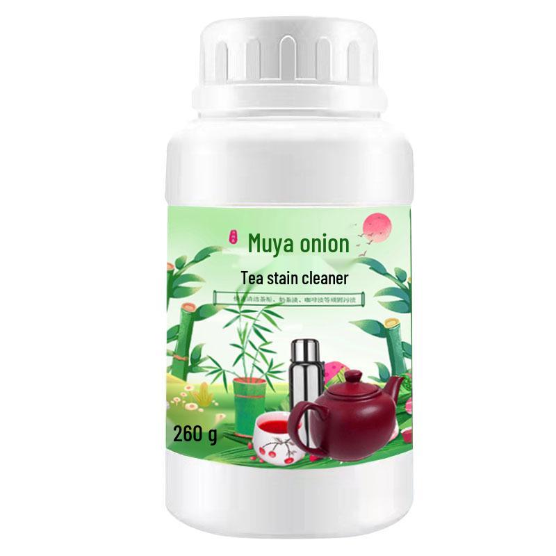 Muyaen Tea Stain Remover - No-Scrub Cleaner for Tea Cups, Teapots, and Hard Water Stains