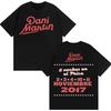 Rapper Dani Martin Novembre Merch Maglietta Uomo Abbigliamento Harajuku Gotico T-shirt Casual Puro Cotone Alta Qualità T-shirt