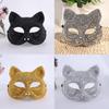 Masque Tête de Mort Argenté à Strass pour Fêtes Costumées d'Halloween