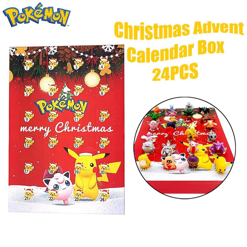 

Хэллоуин и Рождество Календарь сюрпризов Покемон для детей PokémonA,26*18*30cm/10.24*7.09*11.81in