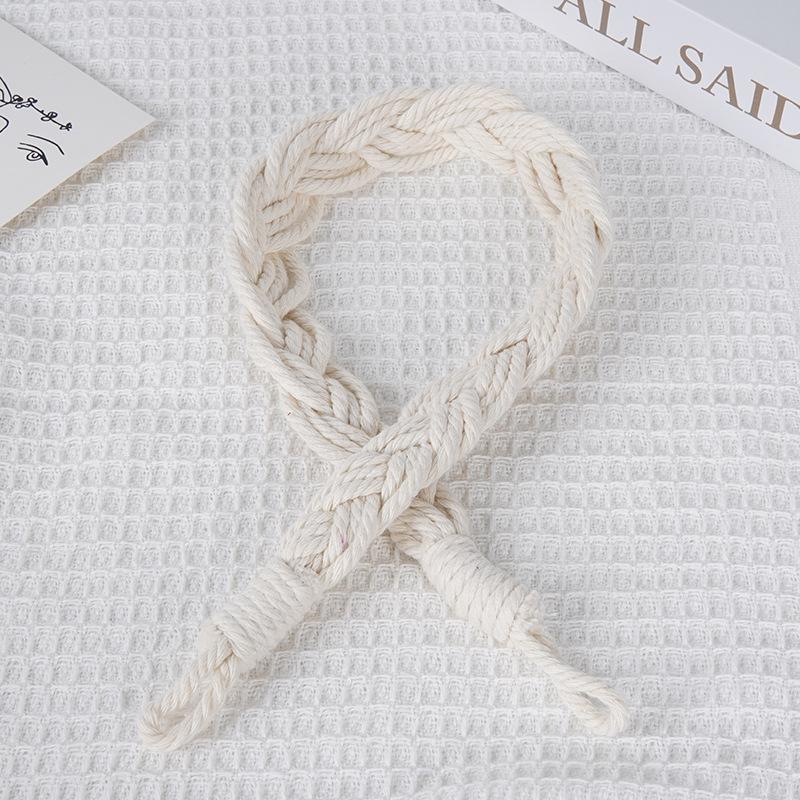 Handmade Braided Rope Curtain Tie Backs, Multiple Colors & Sizes Available, Suitable For Curtain Fixing