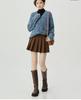 Ge Di Autumn/Winter Women's Loose Polka Dot Soft Sweater Coat