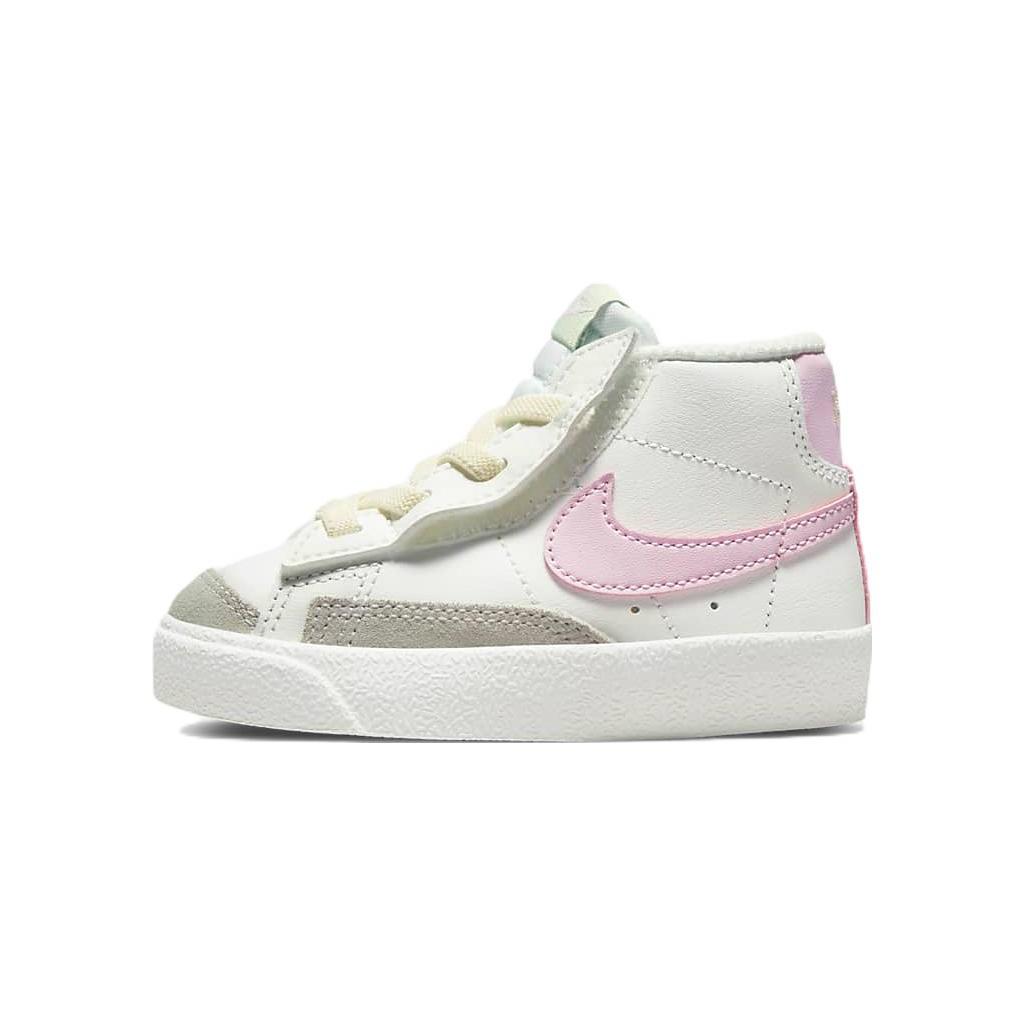 

Новые кроссовки Nike Blazer 77 Mid Top для скейтбординга Бело-розовые для младенцев и малышей DA4088-106 25