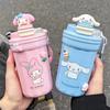 Insulated Travel Mug With Straw For Office And Outdoor Use