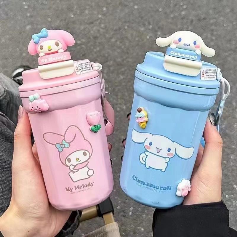 Insulated Travel Mug With Straw For Office And Outdoor Use