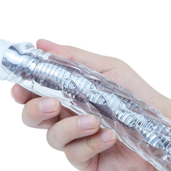 Flexible Double Headed Dildo Realistic Bendable Strap-On Toy for Couples Long