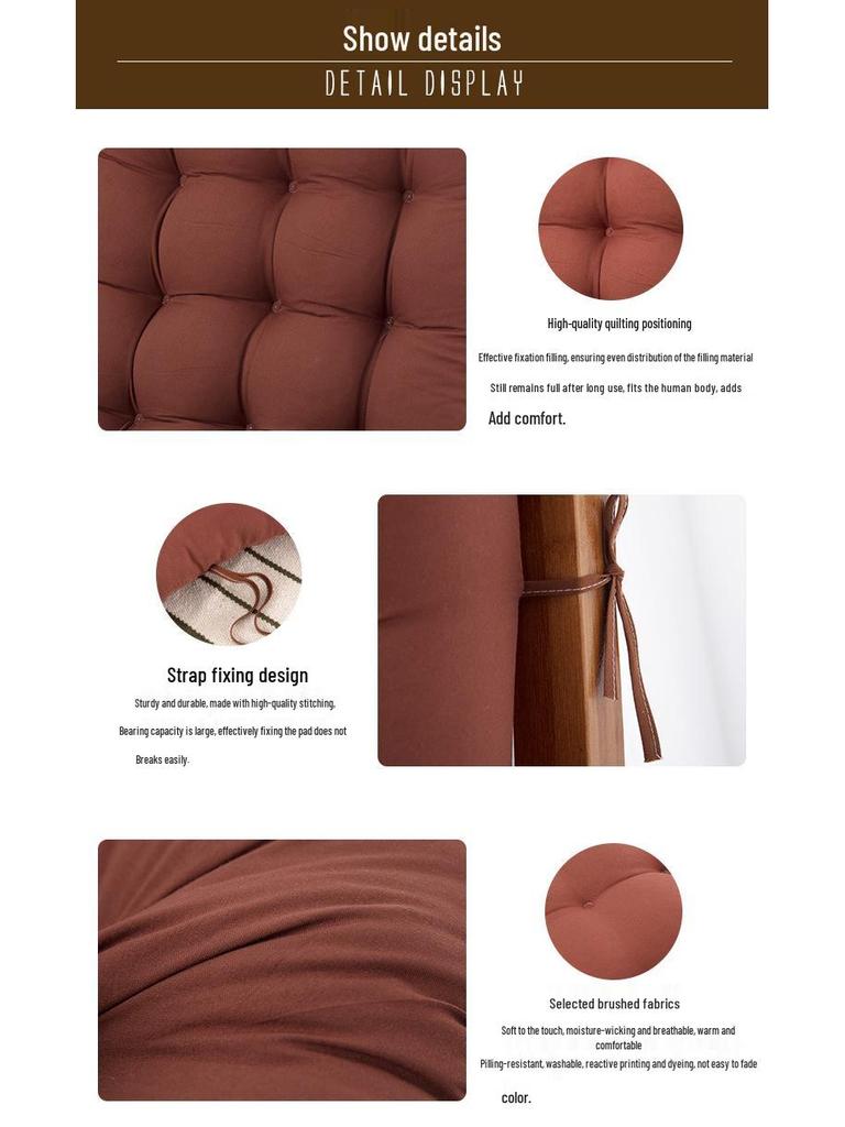 Zagęszczona poduszka zimowa na fotele bujane, sofy, fotele rattanowe, tatami, okna wykuszowe i maty podłogowe