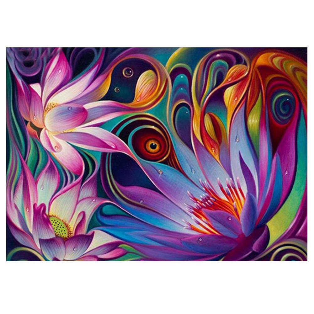 DIY 5D Diamond Painting Knitted Embroidery Cross Stitch Kit Wall Sticker Decor Hanging Picture Handmade Art Craft Full Drill Quadruple Valentines Romantic Pattern No Fade Gorgeous Multi, 4080cm