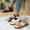 Freizeitschuhe, Sommerschuhe für Damen, Sandalen, Rutschfeste Schuhe, Atmungsaktiv und Leicht, Verschleißfeste Hausschuhe
