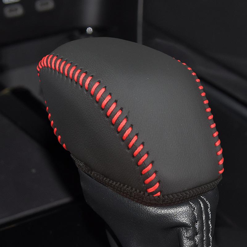 Customize Fit for Toyota RAV4 Leather Gear Shift Handle Cover Avalon Corolla Protective Cover