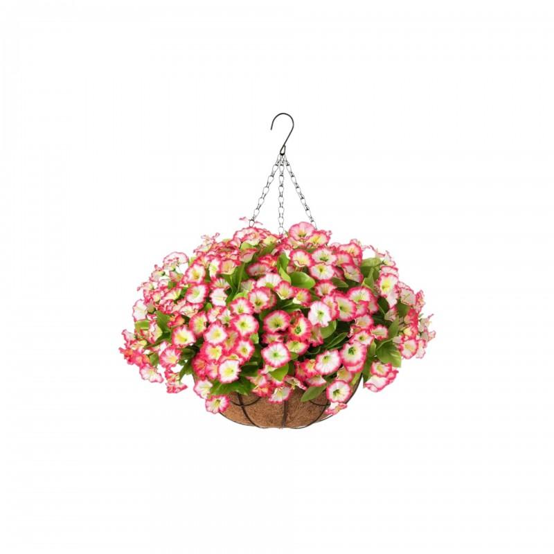 Artificial Morning Glory Hanging Basket Decor Home Hotel Wedding Party Outdoor Garden Decoration