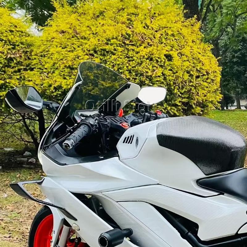 Motorcycle For Yamaha YZF R25 R3 YZF-R25 YZF-R3 YZFR3 2019-2025 Windshield Bubble Windscreen 3 Colors Acrylic Wind Deflectore