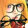 1/2Pcs Japanese Teardrop Cosplay Glasses Frame Women Men New Black Large Round Frame Lensless Costume Cosplay Eyewears Frame
