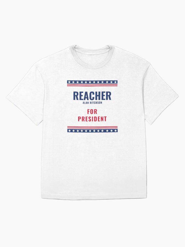 Reacher do akcji na prezydenta - Alan Ritchson na prezydenta Koszulka Oversize