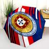 Royal Heraldry Regal Symbols Folding Umbrella Umbrella Durable Light Sun Umbrella Three Folds
