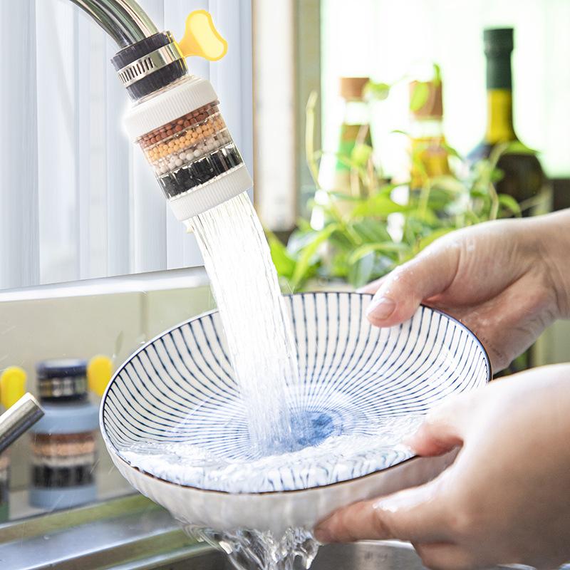 Factory Direct Sales Removable and Washable Six-layer Household Faucet Filter Kitchen Universal Splash-proof Shower Water Purifier
