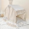 Koreanischer Prinzessinnenstil Haustierbett Luxus Hundehütte für Pudel & Bichons Waschbares Katzenzelt Ganzjahres-Schlafmatte Elegantes Haustier-Sofa