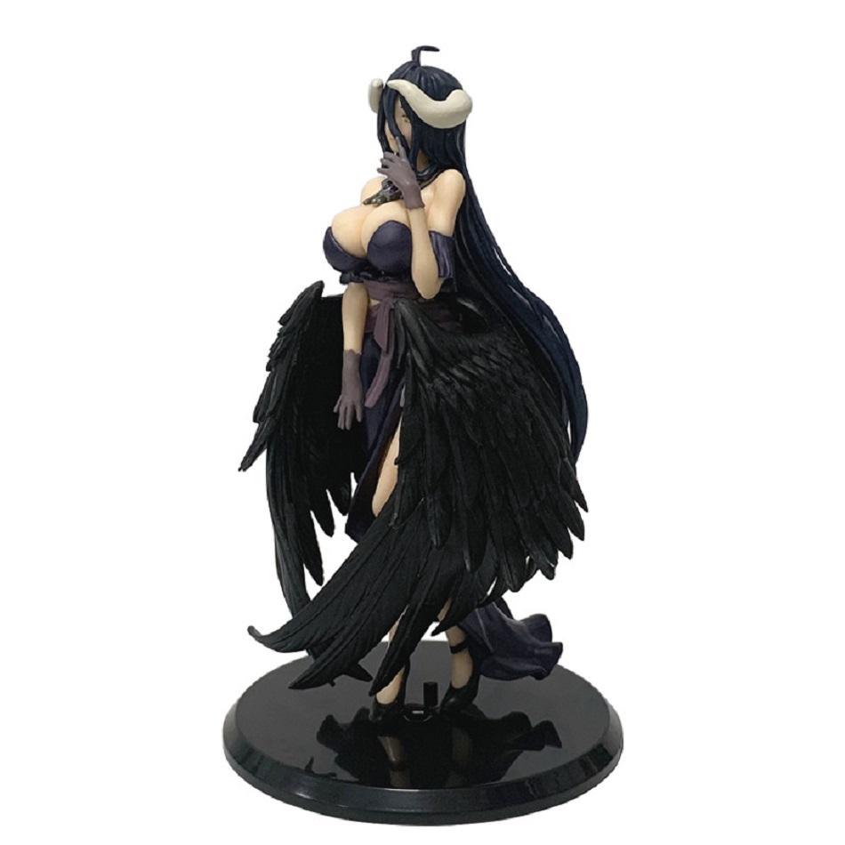 Heiße Anime Overlord Figur Albedo Partykleid Serie Actionfigur Figur PVC Schreibtisch Auto Dekoration Sammlungsmodell Spielzeug Geschenk