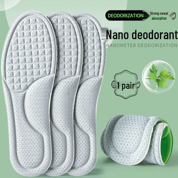 

Mugwort Breathable Insoles: Sweat-Absorbing, Odor-Reducing, Soft-Soled Comfort for Men s Sports Shoes & Women s Summer Wear 45-46 (Adjustable)