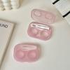 Contact Lens Case Multifunctional Integrated Organizer with Tweezers Waterproof Compact for Travel Home Office