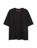 Deobiakaibeu [The B] Men'S Tiger Pattern Oversized T-Shirt Black