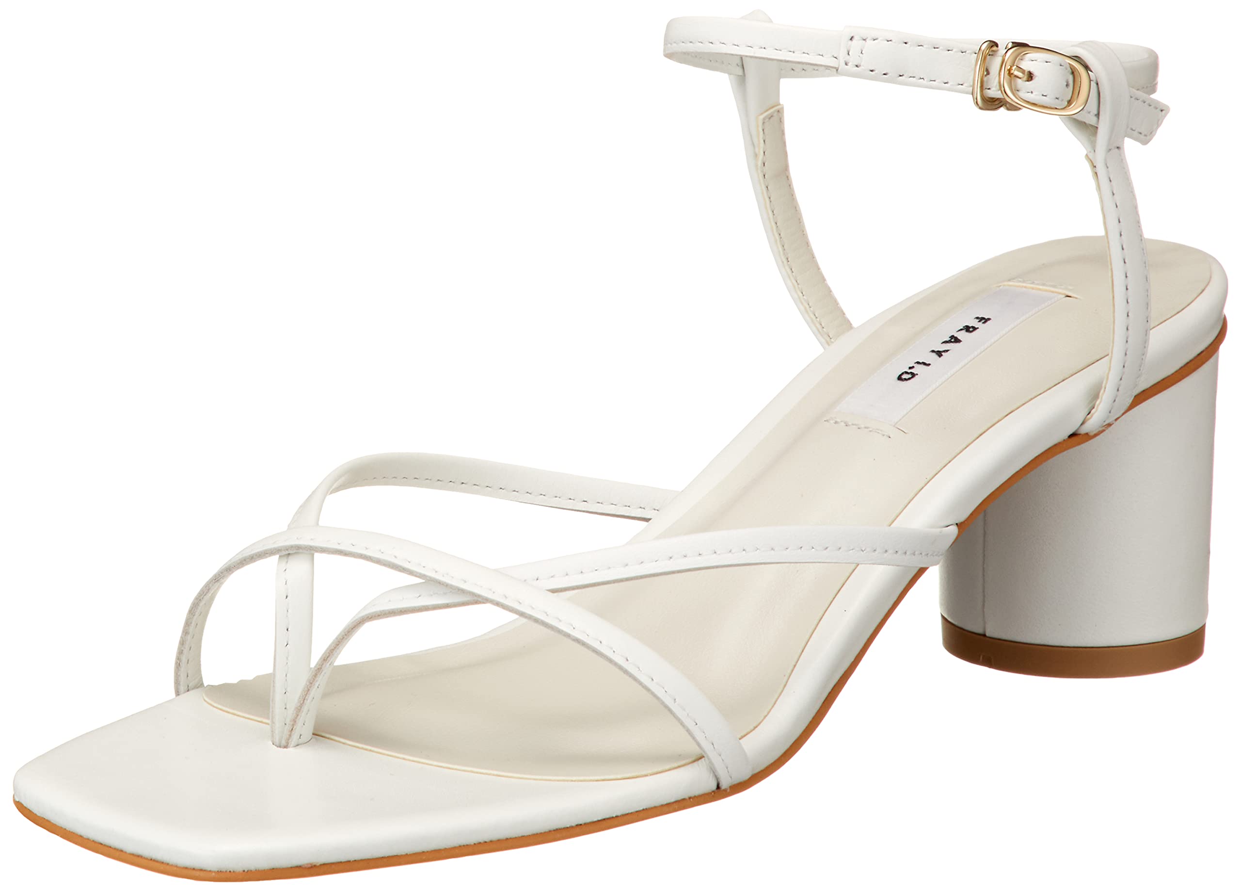 

FRAY I.D. Tongue-Grace Up Sandals FWGS212319 Women s White, Size 22.5 cm