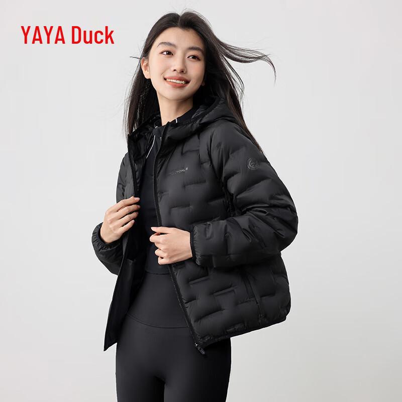 Yaya Women's Lightweight Warm Hooded Short Down Jacket