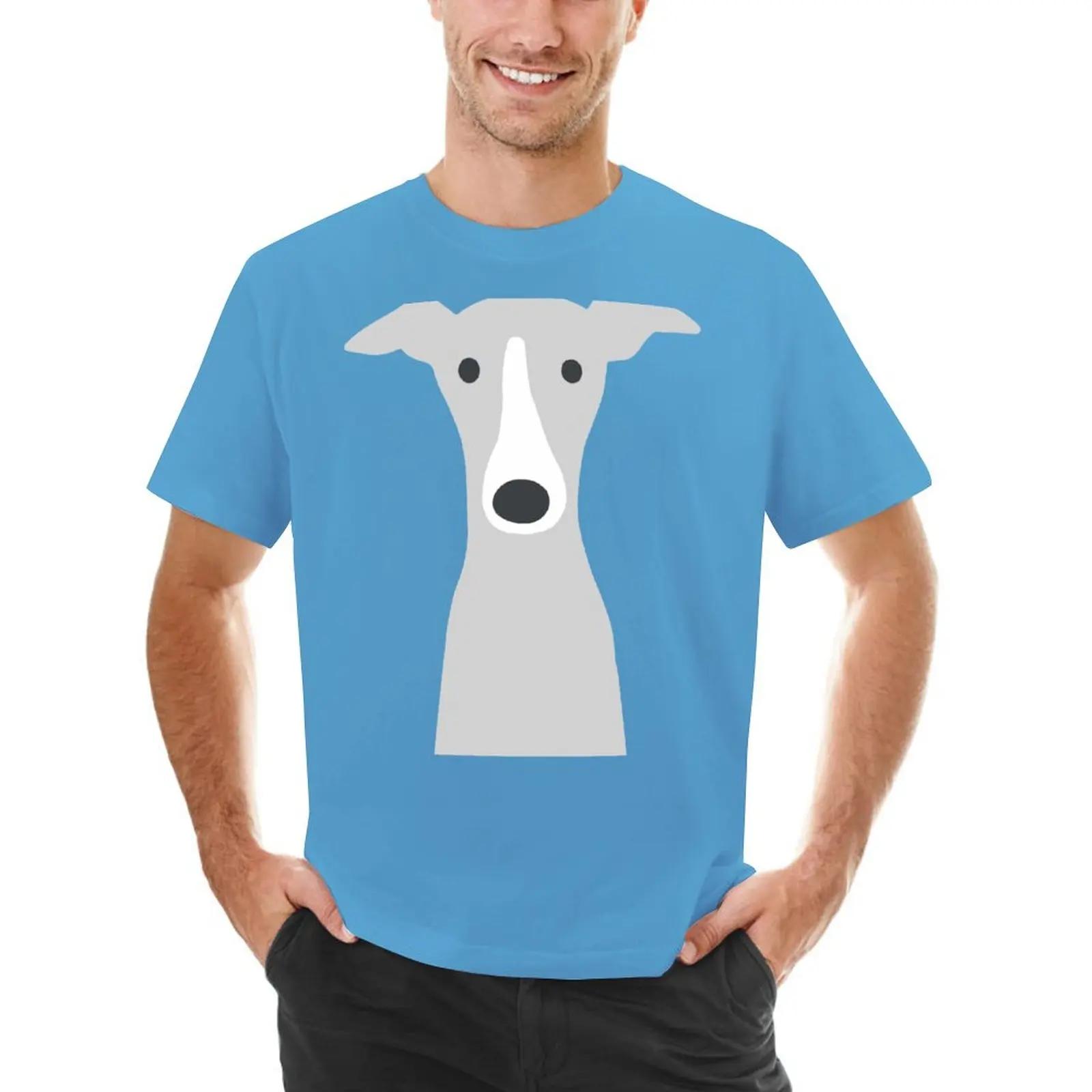 Грейхаунд | Итальянская борзая | Милый уиппет Собака Футболка винтажная одежда однотонная футболка Футболка с коротким рукавом мужская S