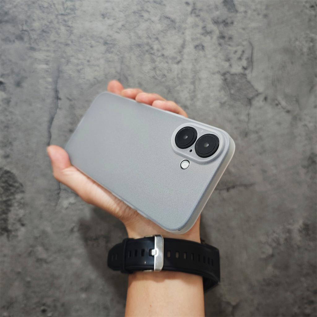 For IPhone17promax Ultra-thin PP Case Without Yellowing for Apple 16 Phone Case Frosted Transparent Simple