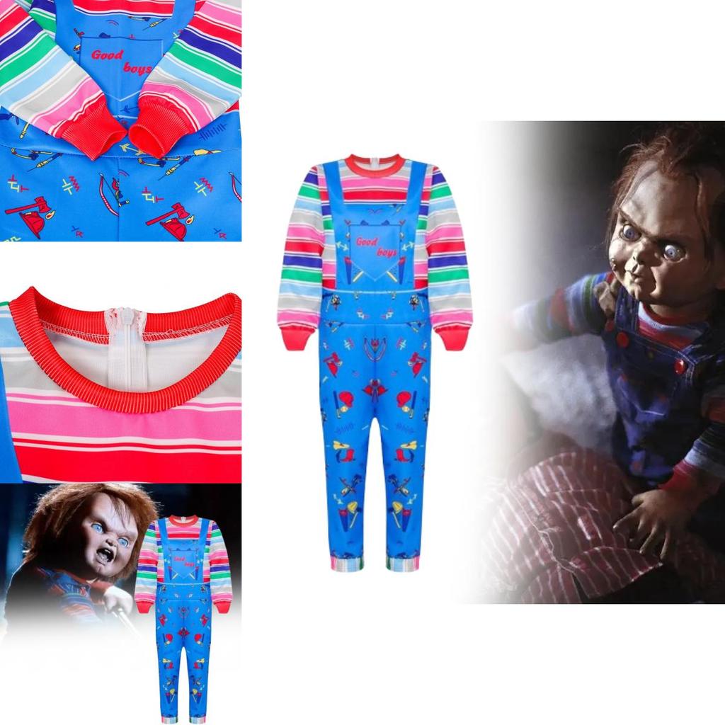 Childs Play Halloween Costume With Soft Milk Silk Fabric For Toddlers And Kids